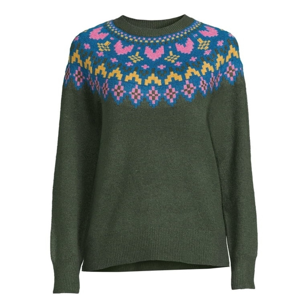 NWT Time & Tru Intarsia Sweater